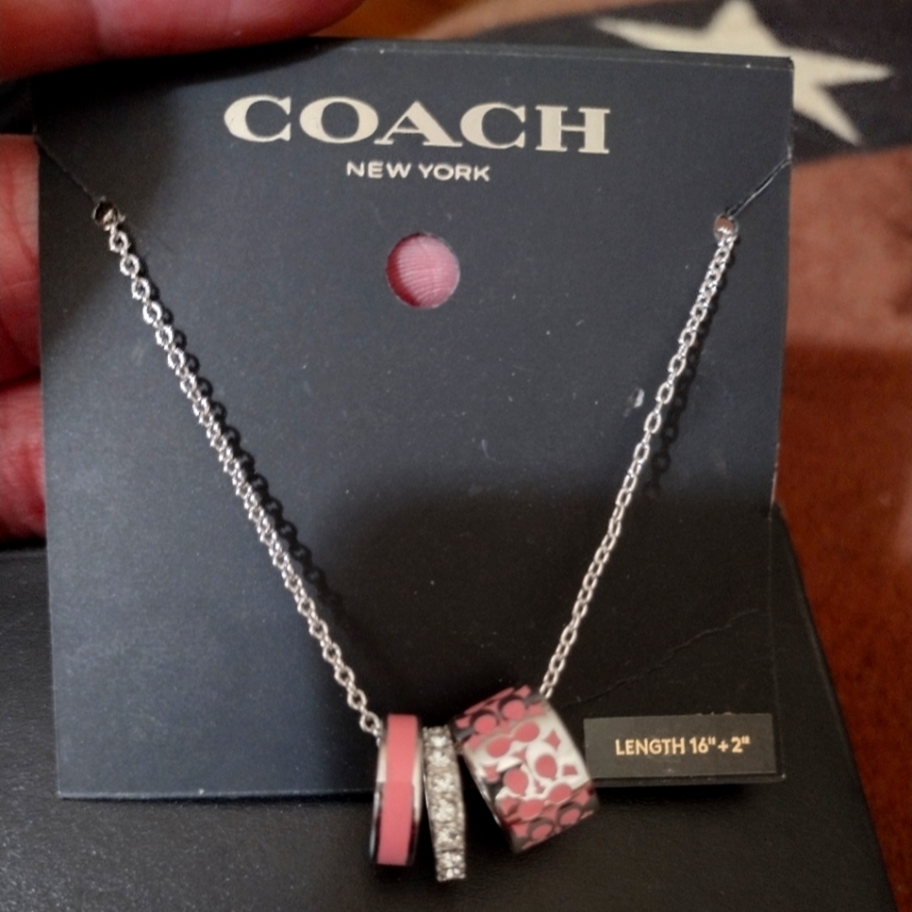 Coach New York necklace